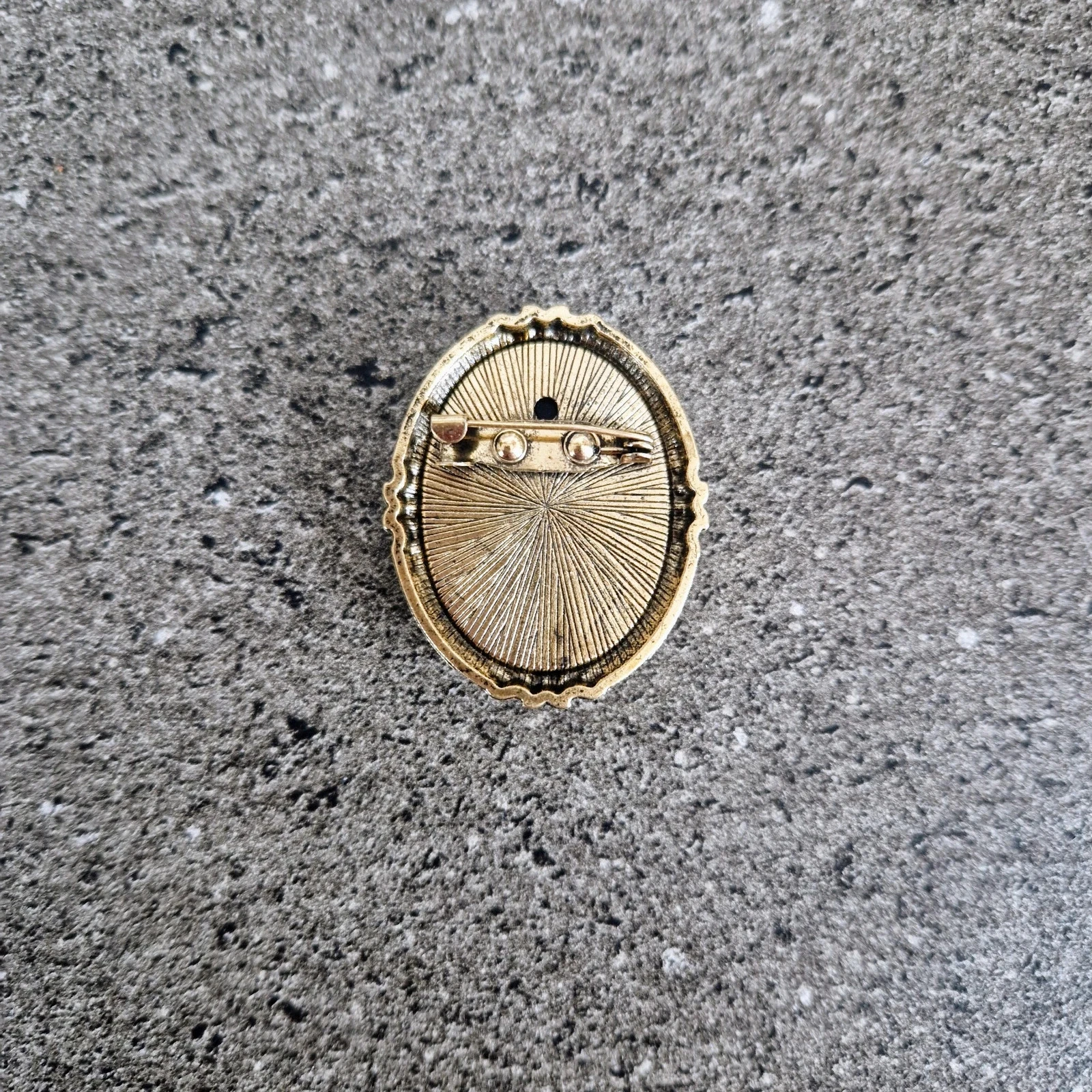 Vintage stijlbroche met Kamee – photo 2